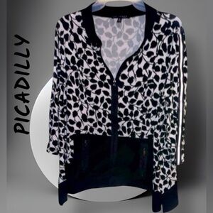 ‼️𝐏𝐈𝐂𝐀𝐃𝐈𝐋𝐋𝐘 𝐁𝐋𝐀𝐂𝐊 𝐖𝐇𝐈𝐓𝐄 𝐅𝐋𝐎𝐑𝐀𝐋 𝐙𝐈𝐏 𝐔𝐏 𝐂𝐀𝐑𝐃𝐈𝐆𝐀𝐍 𝐉𝐀𝐂𝐊𝐄𝐓